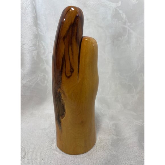 Holy Land Olive Wood Mary Joseph Baby Jesus Handcarved 6” tall - Picture 3 of 6